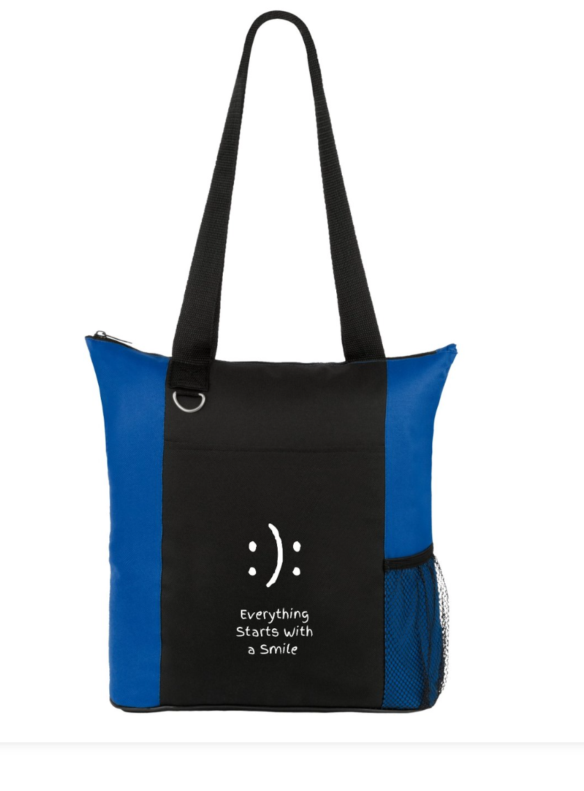 Everything Starts With A Smile Tote Bag