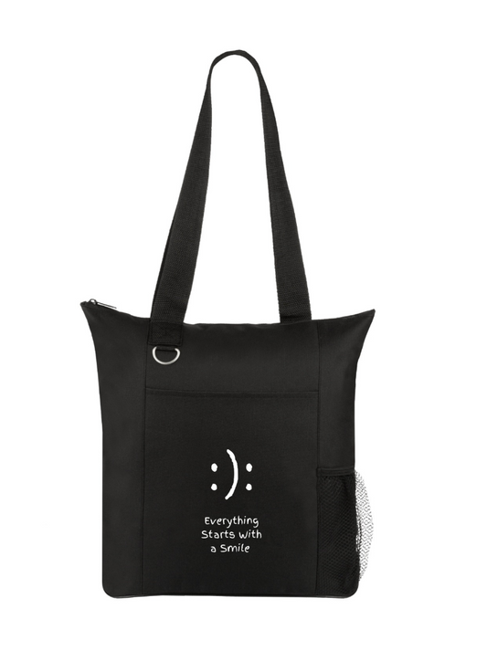 Everything Starts With A Smile Tote Bag